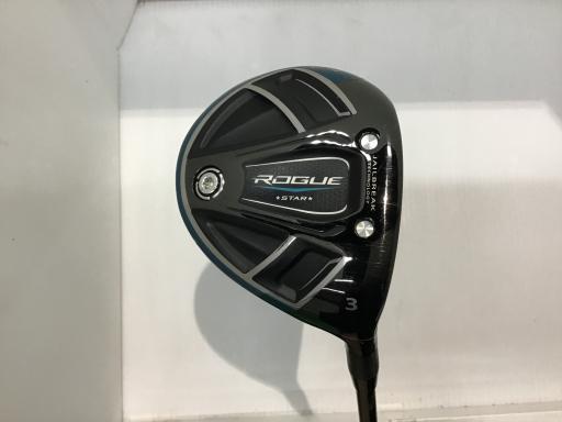 【中古】 キャロウェイ ROGUE STAR 3W フェアウェイウッド FW 純正特注シャフト (フレックスSR) メンズ 男性用 右利き 右用 Cランク ゴルフクラブ