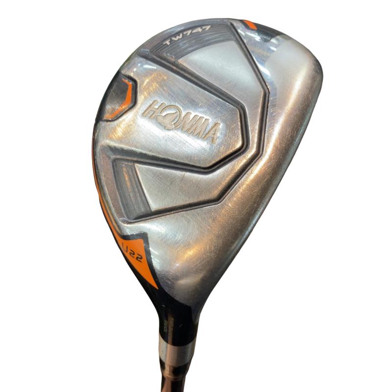 【中古】 本間ゴルフ TOUR WORLD TW747 22° ありがた味 UT VIZARD UT-H7 (フレックス余分の物) メンズ 成人男性用 右利き 右用 C価値づける ゴルフ野球クラブ