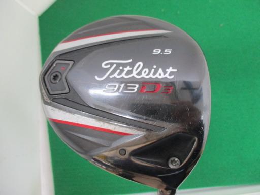 【中古】 タイトリスト 913 D3  9.5° １番ウッド DR Titleist ROMBAX 55 (フレックスS) メンズ 成人男性用 右利き 右用 D序列付ける ゴルフ野球クラブ