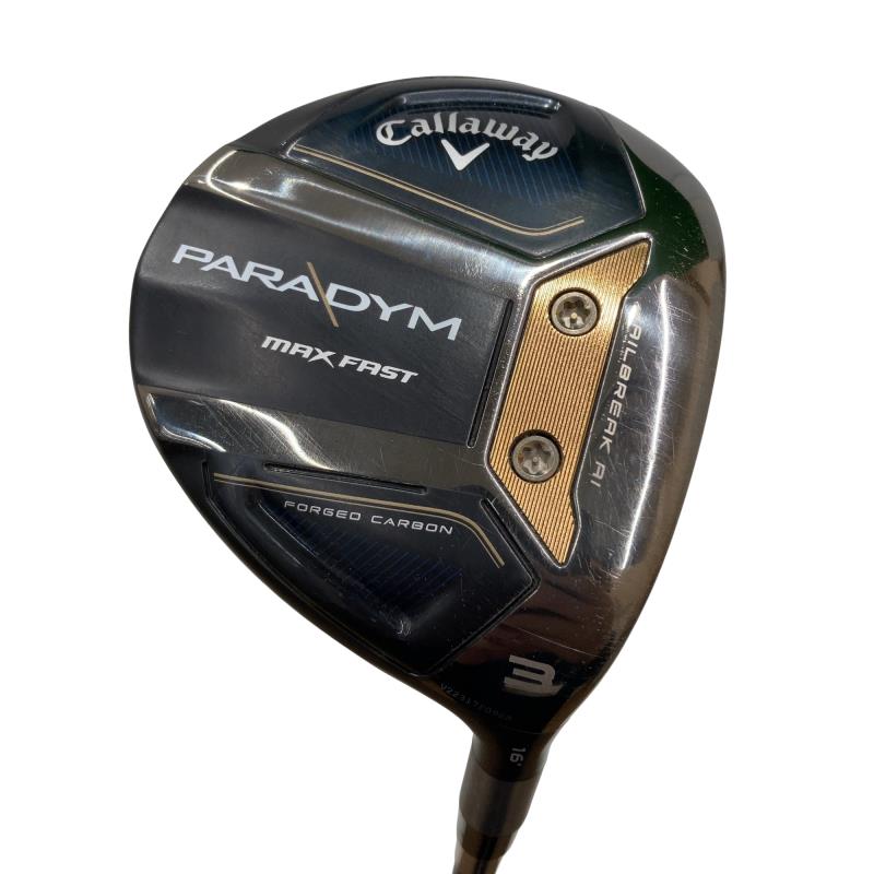 【中古】 キャロウェイ PARADYM MAX FAST 3W フェアウェイウッド FW SPEEDER NX 40 for CW(PARADYM FW) (フレックスR) メンズ 男性用 右利き 右用 Cランク ゴルフクラブ