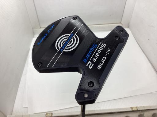 【中古】 オデッセイ Ai-ONE SQUARE 2 SQUARE MAX STRIPE 33in パター PT STROKE LAB 90 スチール写真 (フレックス余分の物) メンズ 成人男性用 右利き 右用 B位置づける ゴルフ野球クラブ