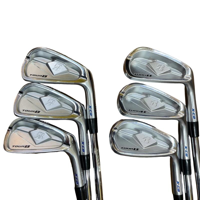 【中古】 ブリヂストン TOUR B X-CB(2018) 6S アイアン仕掛ける IR NS PRO MODUS3 TOUR105 (フレックスS) メンズ 成人男性用 右利き 右用 C序列付ける ゴルフ野球クラブ