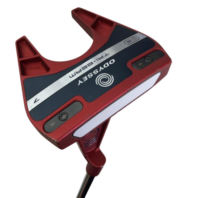 【中古】 オデッセイ TRI-BEAM RED #7 CS 34in パター PT STROKE LAB(2023) (フレックス余分の物) メンズ 成人男性用 右利き 右用 C価値づける ゴルフ野球クラブ