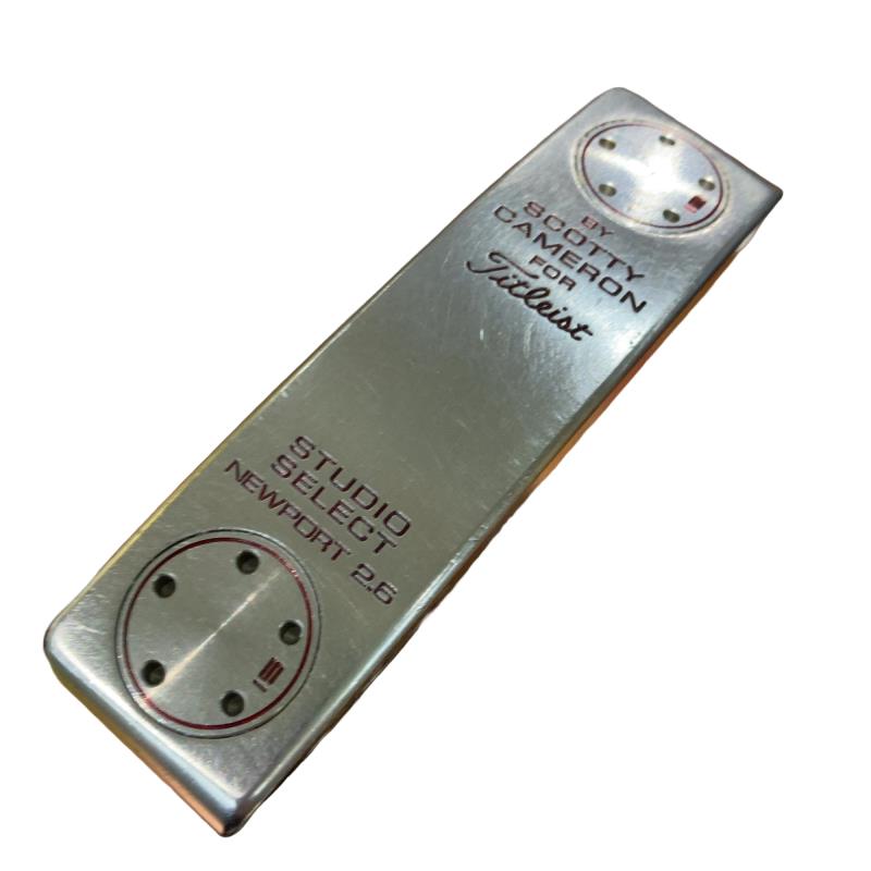 【中古】 タイトリスト SCOTTY CAMERON STUDIO SELECT NEWPORT 2.6 33インチ(15g) パター PT スチール (フレックスその他) メンズ 男性用 右利き 右用 Cランク ゴルフクラブ｜ゴルフパートナー 中古クラブ店