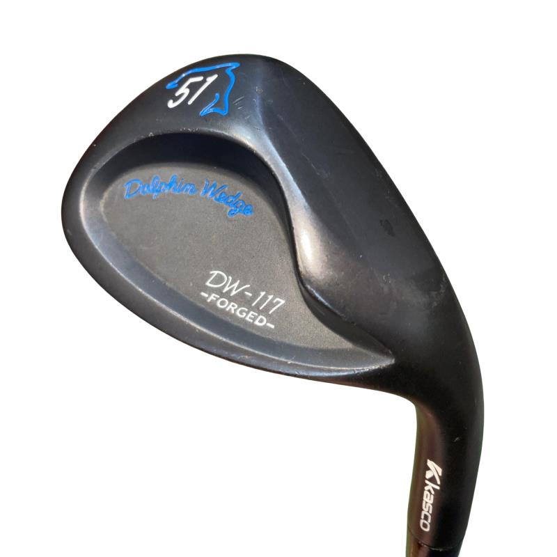 【中古】 キャスコ Dolphin wedge DW-117 FORGED 51° ウェッジ WG KBS Hi-REV 2.0 (フレックスS) メンズ 成人男性用 右利き 右用 C序列付ける ゴルフ野球クラブ