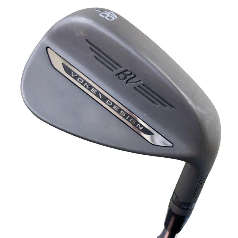【中古】 タイトリスト VOKEY SPIN MILLED SM11 ジェットブラック 48°/10°F ウェッジ WG 純正特注シャフト (フレックスR) メンズ 男性用 右利き 右用 Cランク ゴルフクラブ
