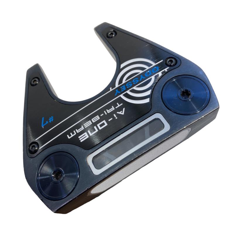 【中古】 オデッセイ Ai-ONE TRI-BEAM #7 33in パター PT STROKE LAB 90 スチール写真 (フレックス余分の物) メンズ 成人男性用 右利き 右用 C序列付ける ゴルフ野球クラブ