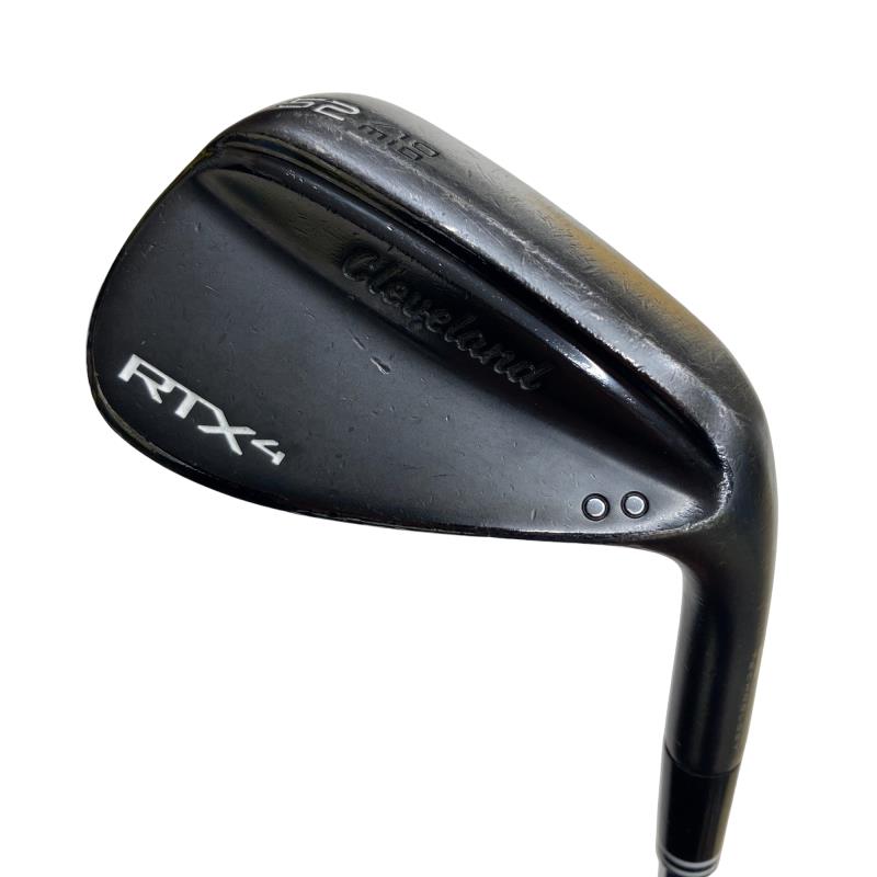 【中古】 クリーブランド Cleveland RTX-4 ブラックサテン 52°/10° MID ウェッジ WG 純正特注シャフト (フレックスその他) メンズ 男性用 右利き 右用 Cランク ゴルフクラブ