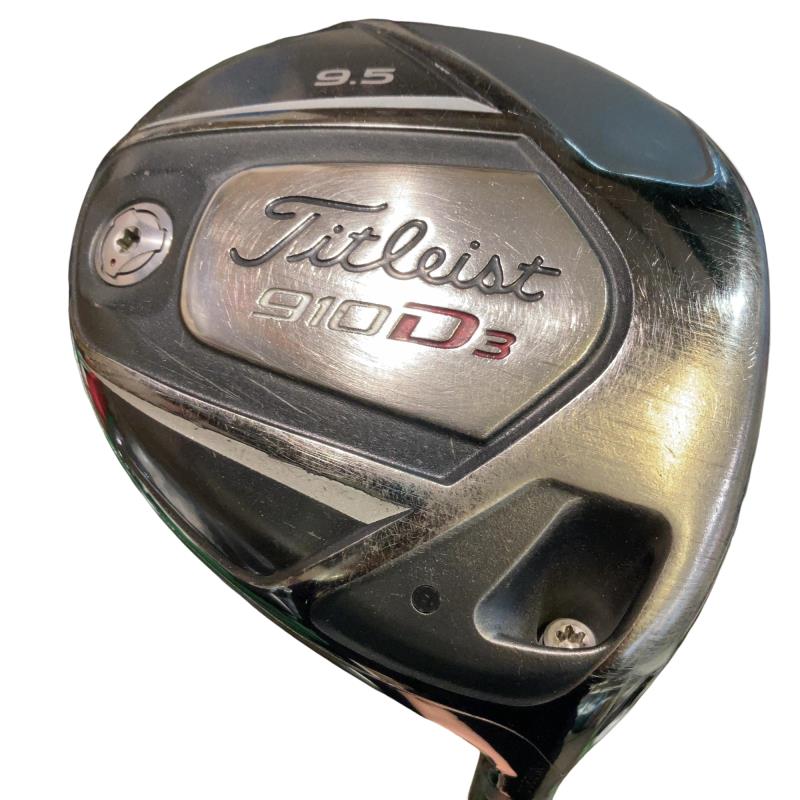 【中古】 タイトリスト 910 D3 9.5° ドライバー DR Tour AD DJ-6 (フレックスS) メンズ 男性用 右利き 右用 Cランク ゴルフクラブ
