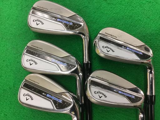【中古】 キャロウェイ PARADYM Ai SMOKE 5S アイアンセット IR TENSEI 50 for CW(Ai SMOKE IR) (フレックスR) メンズ 男性用 右利き 右用 Cランク ゴルフクラブ｜ゴルフパートナー 中古クラブ店
