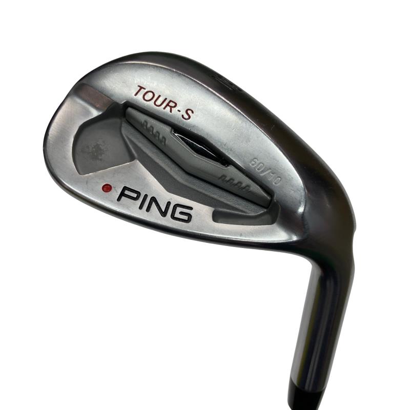 【中古】 ピン TOUR-S シルバークローム 60°/10° ウェッジ WG PING AWT (フレックスR) メンズ 男性用 右利き 右用 Cランク ゴルフクラブ