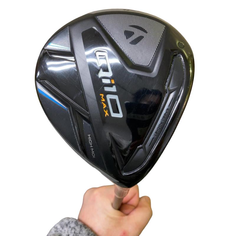【中古】 テーラーメイド Qi10 MAX 3W フェアウェイウッド FW 純正特注シャフト (フレックスR) メンズ 男性用 右利き 右用 Cランク ゴルフクラブ