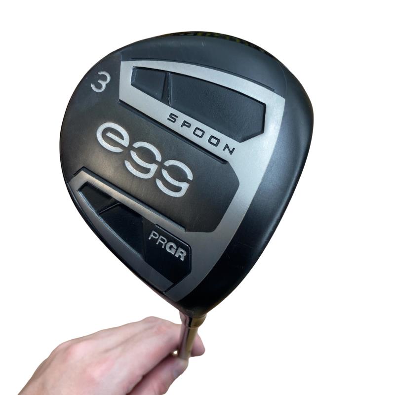 【中古】 プロギア egg(2019) 3W フェアウェイウッド FW eggオリジナルカーボン (フレックスR) メンズ 男性用 右利き 右用 Cランク ゴルフクラブ