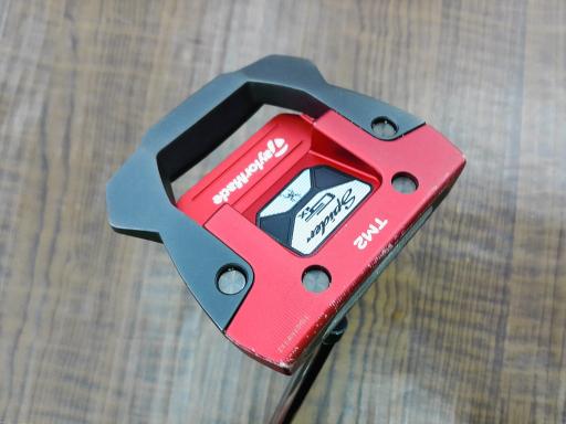 【中古】 テーラーメイド Spider GTx TRUSS RED TM2 33インチ パター PT スチール (フレックスその他) メンズ 男性用 右利き 右用 Cランク ゴルフクラブ