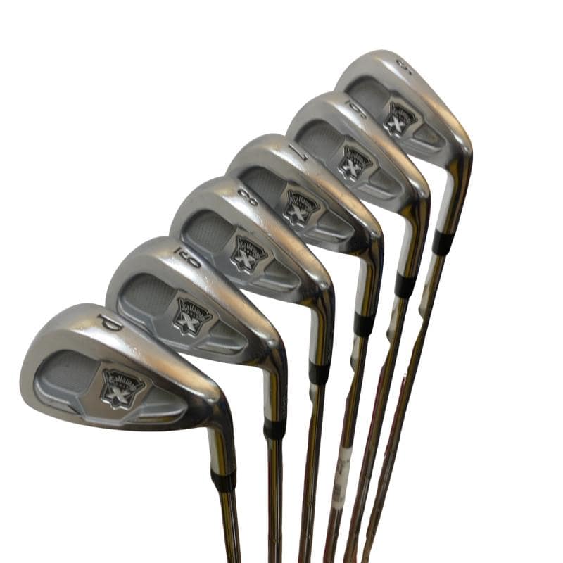 【中古】 キャロウェイ X FORGED(2009)(新溝適合) 6S アイアンセット IR Dynamic Gold (フレックスS) メンズ 男性用 右利き 右用 Cランク ゴルフクラブ