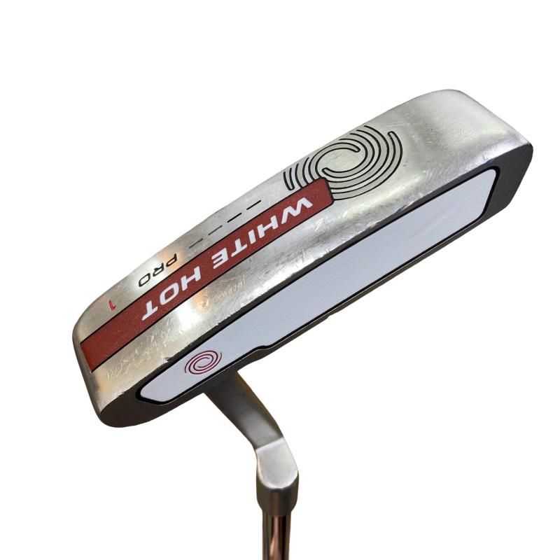【中古】 オデッセイ WHITE HOT PRO #1 33in パター PT スチール写真 (フレックス余分の物) メンズ 成人男性用 右利き 右用 C位置づける ゴルフ野球クラブ