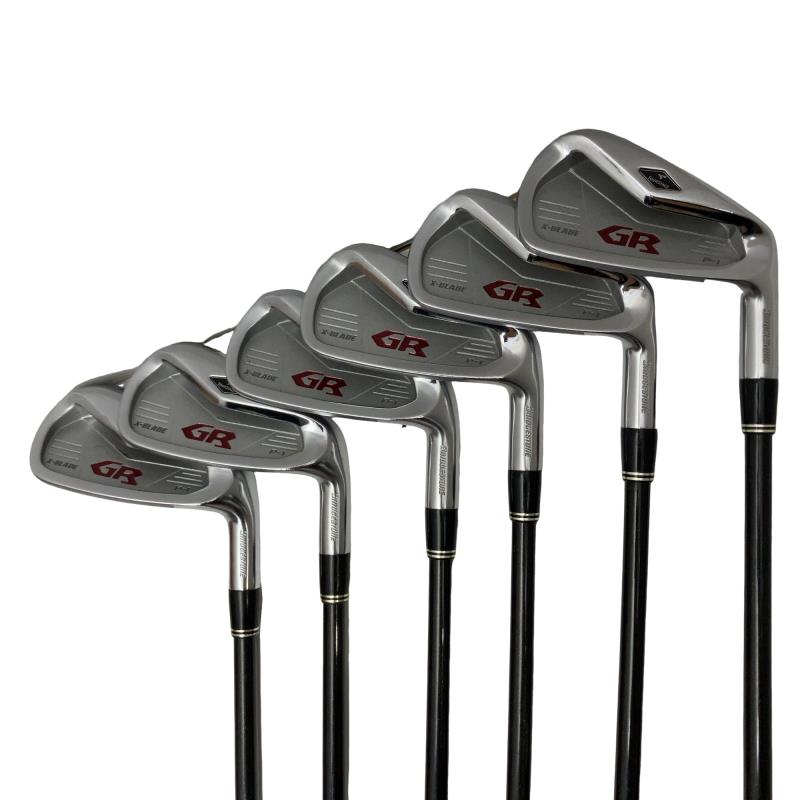 【中古】 ブリヂストン TOURSTAGE X-BLADE GR P-1 6S アイアン仕掛ける IR TOUR DESIGN B09-03i (フレックスR) メンズ 成人男性用 右利き 右用 C価値づける ゴルフ野球クラブ