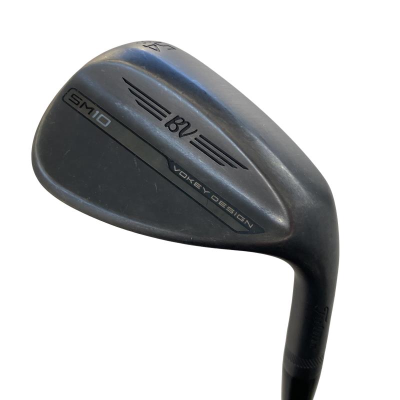 【中古】 タイトリスト VOKEY SPIN MILLED SM10 ジェットブラック 54°/10°S ウェッジ WG Dynamic Gold (フレックスS) メンズ 男性用 右利き 右用 Cランク ゴルフクラブ