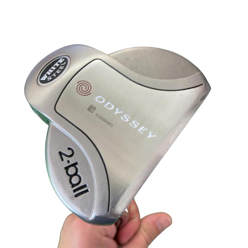 【中古】 オデッセイ WHITE STEEL 2・ball 34インチ パター PT スチール (フレックスその他) メンズ 男性用 右利き 右用 Cランク ゴルフクラブ