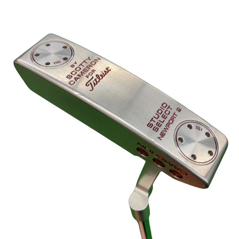 【中古】 タイトリスト SCOTTY CAMERON STUDIO SELECT NEWPORT 2 34in(15g) レフティ パター PT スチール写真 (フレックス余分の物) メンズ 成人男性用 左ぎっちょ レフティ 左用 C位置づける ゴルフ野球クラブ