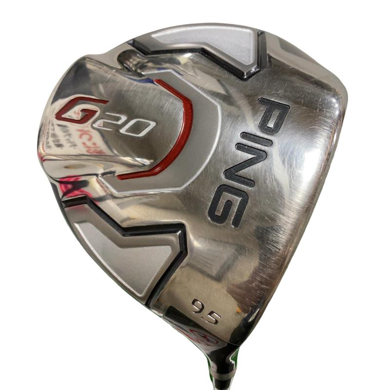 【中古】 ピン G20  9.5° １番ウッド DR 完全無欠特注立て坑 (フレックスS) メンズ 成人男性用 右利き 右用 C序列付ける ゴルフ野球クラブ