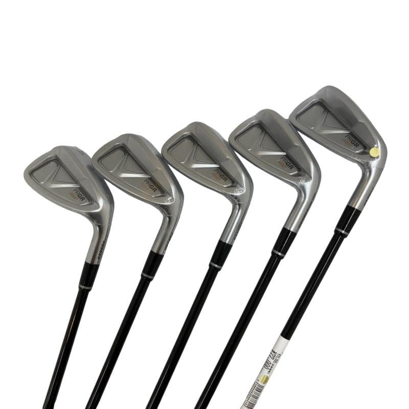 【中古】 プロギア PRGR 05(2023) 5S アイアンセット IR MCI BLACK FOR PRGR (フレックスR) メンズ 男性用 右利き 右用 Nランク ゴルフクラブ