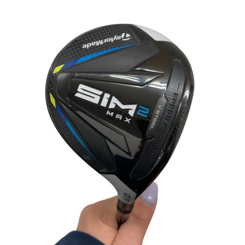 【中古】 テーラーメイド SIM2 MAX 5W フェアウェイウッド FW TENSEI BLUE TM50(SIM2 FW) (フレックスSR) メンズ 男性用 右利き 右用 Cランク ゴルフクラブ