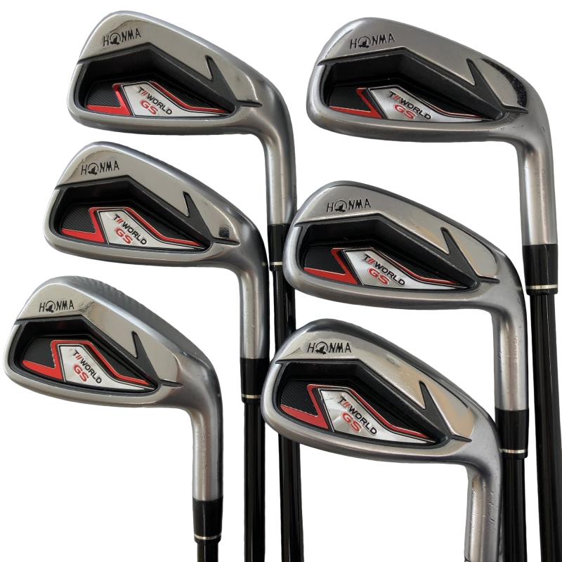 【中古】 本間ゴルフ TOUR WORLD GS 7S アイアンセット IR SPEED TUNED 48(IR) (フレックスSR) メンズ 男性用 右利き 右用 Cランク ゴルフクラブ｜ゴルフパートナー 中古クラブ店