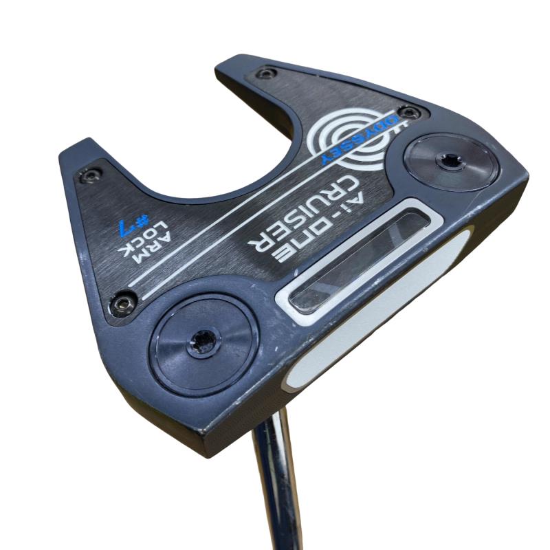 【中古】 オデッセイ Ai-ONE CRUISER #7 ARM LOCK DB 39in パター PT STROKE LAB 140 スチール写真 (フレックス余分の物) メンズ 成人男性用 右利き 右用 C序列付ける ゴルフ野球クラブ