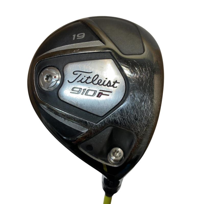 【中古】 タイトリスト 910 F 19° フェアウェイウッド FW ATTAS 3 7 (フレックスS) メンズ 男性用 右利き 右用 Cランク ゴルフクラブ