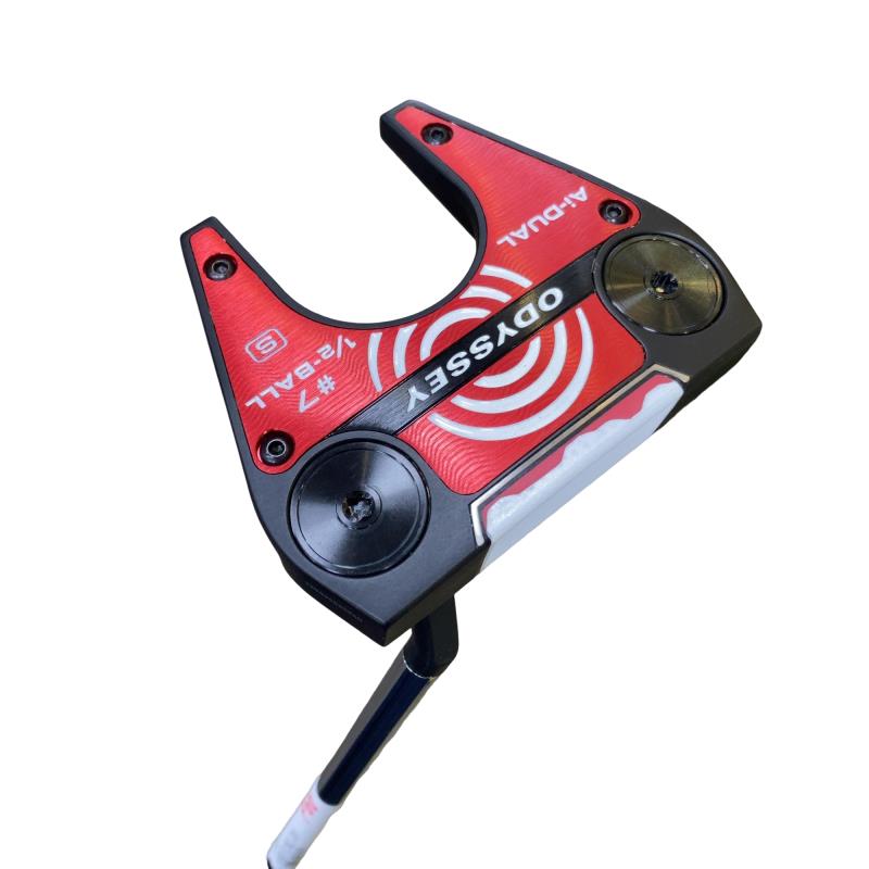 【中古】 オデッセイ Ai-DUAL #7 1/2-BALL S 33インチ パター PT STROKE LAB 90 スチール (フレックスその他) メンズ 男性用 右利き 右用 Aランク ゴルフクラブ