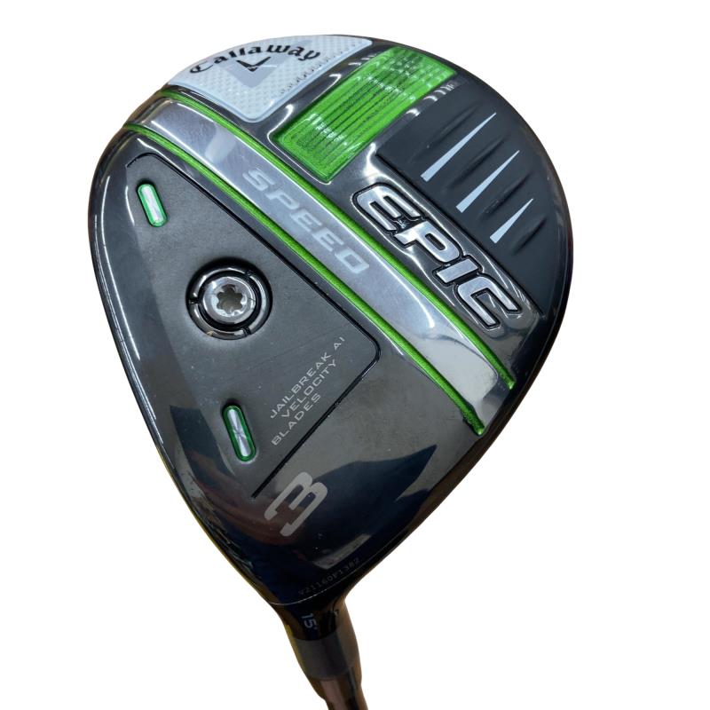 【中古】 キャロウェイ EPIC SPEED 3W レフティ フェアウェイウッド FW Diamana 50 for CW(2021 EPIC FW) (フレックスSR) メンズ 男性用 左利き レフティ 左用 Cランク ゴルフクラブ