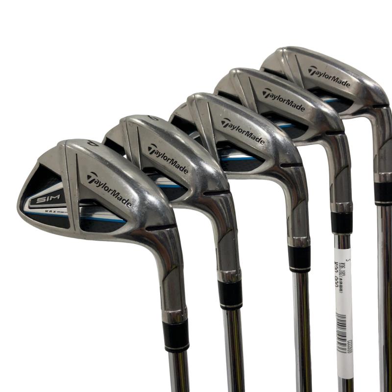 【中古】 仕立て屋御手伝いさん SIM MAX  5S アイアン仕掛ける IR KBS MAX85 JP (フレックスS) メンズ 成人男性用 右利き 右用 D序列付ける ゴルフ野球クラブ