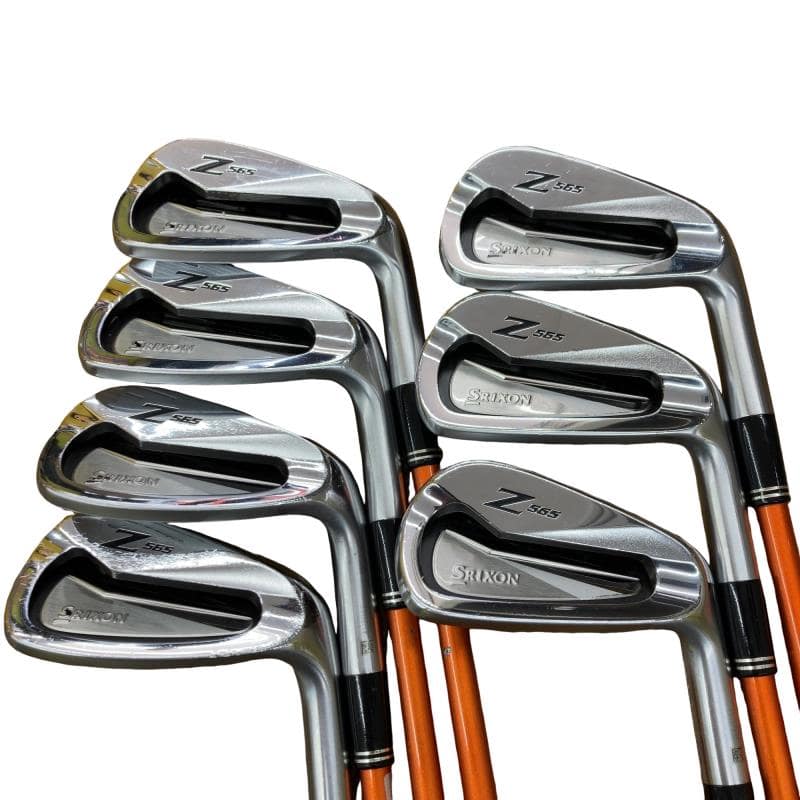 【中古】 ダンロップ SRIXON Z565 8S アイアンセット IR Miyazaki Kaula 8 for IRON (フレックスS) メンズ 男性用 右利き 右用 Cランク ゴルフクラブ