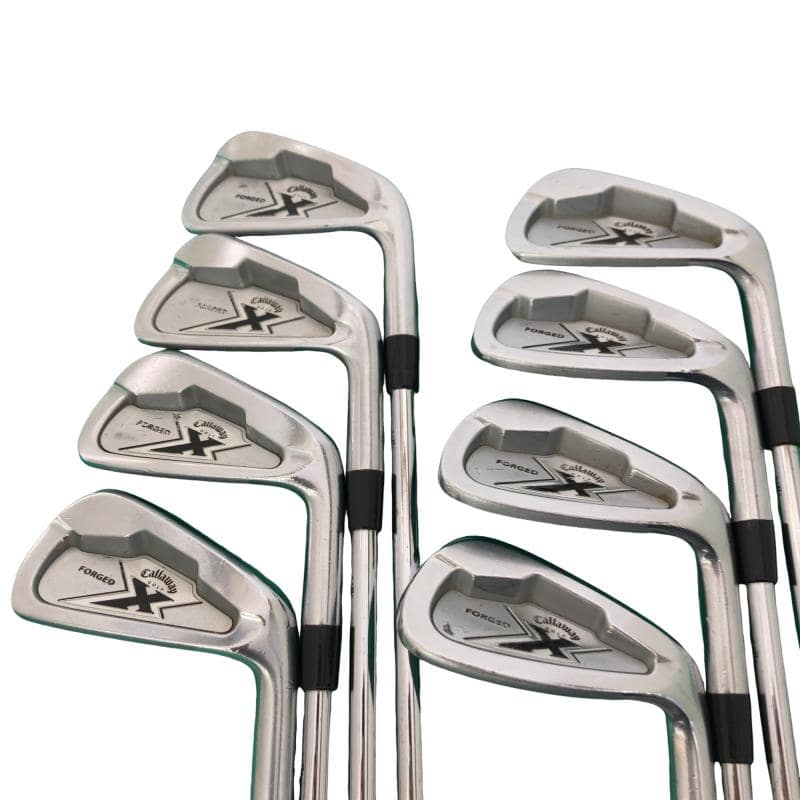 【中古】 キャロウェイ X FORGED 8S アイアンセット IR Memphis 10 DB (フレックスUNI) メンズ 男性用 右利き 右用 Dランク ゴルフクラブ