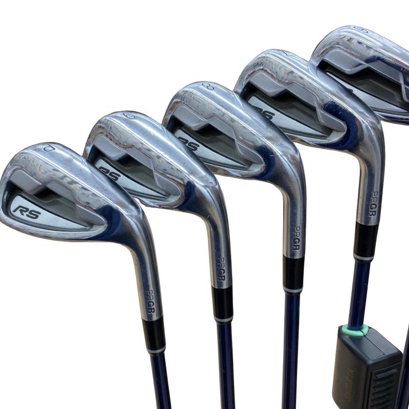 【中古】 プロギア RS(2018) 5S アイアンセット IR Diamana FOR PRGR(アイアン) (フレックスSR) メンズ 男性用 右利き 右用 Dランク ゴルフクラブ