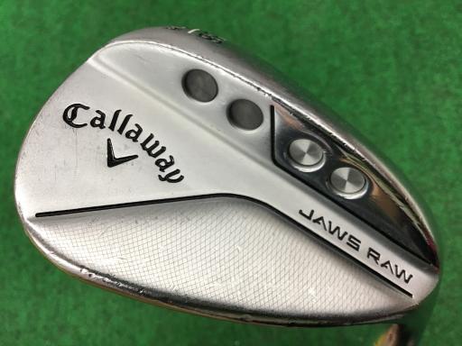 【中古】 キャロウェイ JAWS RAW クロムメッキ 58°/12°W ウェッジ WG Dynamic Gold (フレックスS) メンズ 男性用 右利き 右用 Cランク ゴルフクラブ