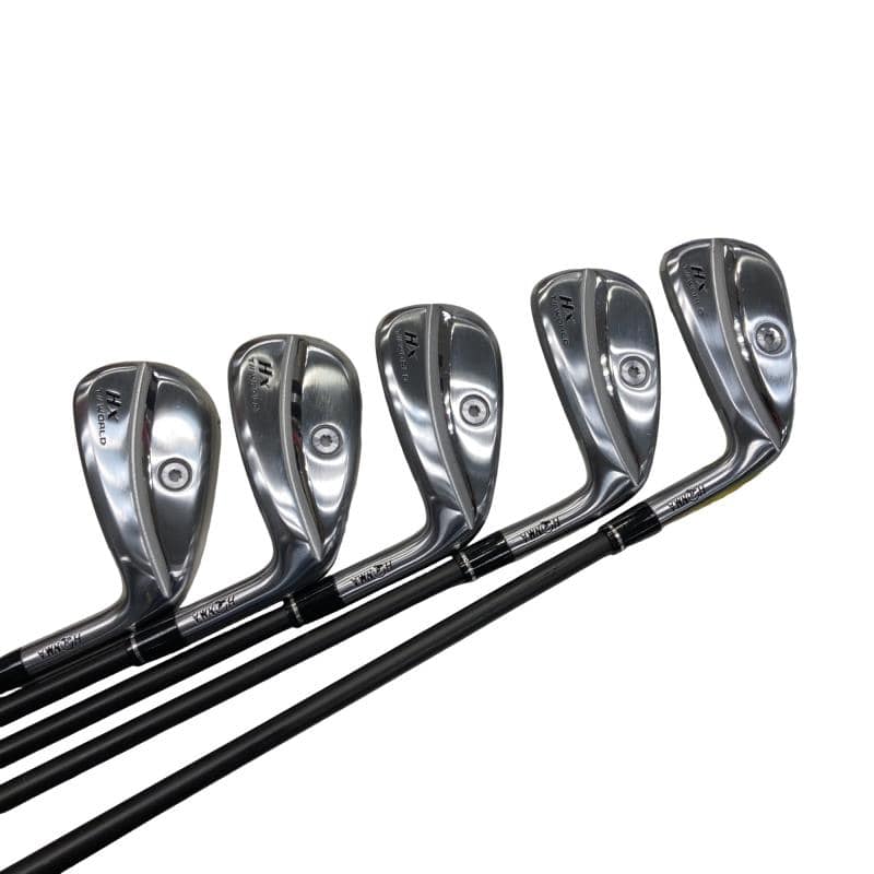 【中古】 本間ゴルフ TOUR WORLD Hx 5S アイアンセット IR VIZARD EZ-C (フレックスS) メンズ 男性用 右利き 右用 Cランク ゴルフクラブ|ゴルフパートナー 中古クラブ店
