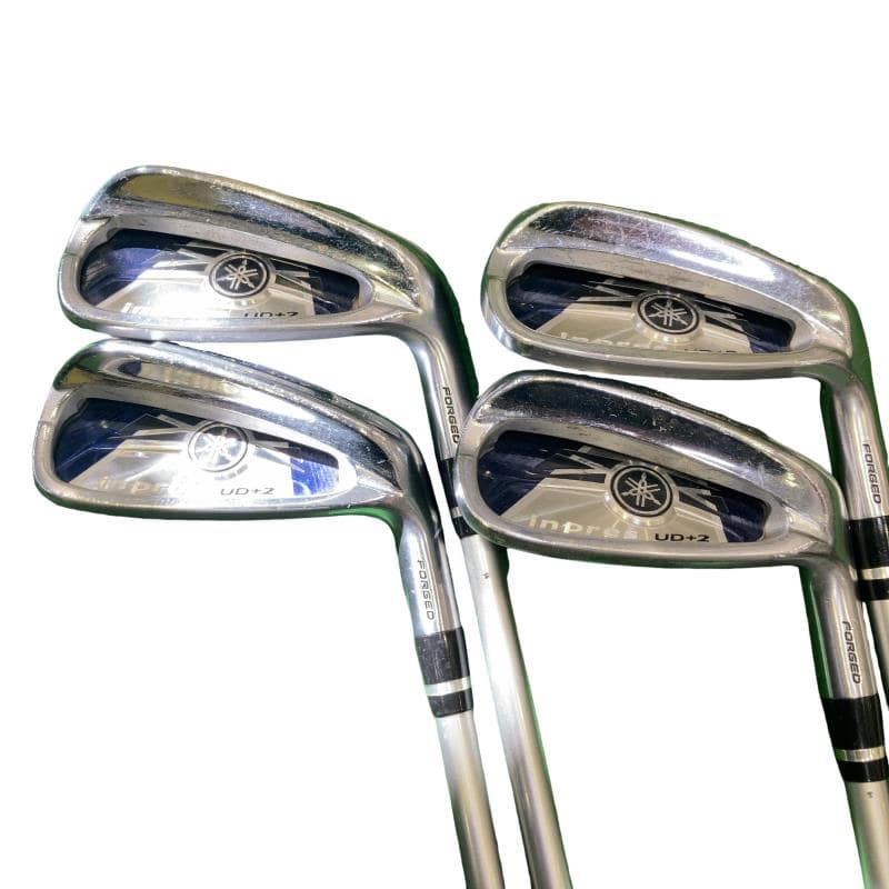 【中古】 ヤマハ inpres UD+2(2021) 4S アイアンセット IR 純正特注シャフト (フレックスR) メンズ 男性用 右利き 右用 Cランク ゴルフクラブ