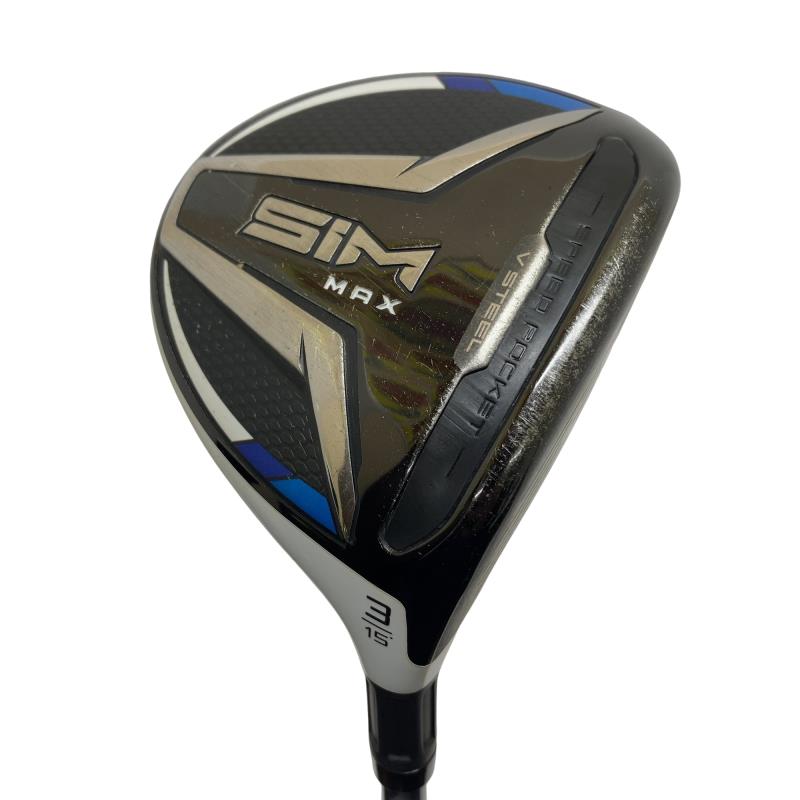 【中古】 テーラーメイド SIM MAX 3W フェアウェイウッド FW Speeder 661 EVOLUTION VI (フレックスS) メンズ 男性用 右利き 右用 Cランク ゴルフクラブ｜ゴルフパートナー 中古クラブ店