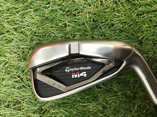 【中古】 テーラーメイド M4(2021) 8S アイアンセット IR Fujikura ATMOS Red 6 (フレックスR) メンズ 男性用 右利き 右用 Cランク ゴルフクラブ