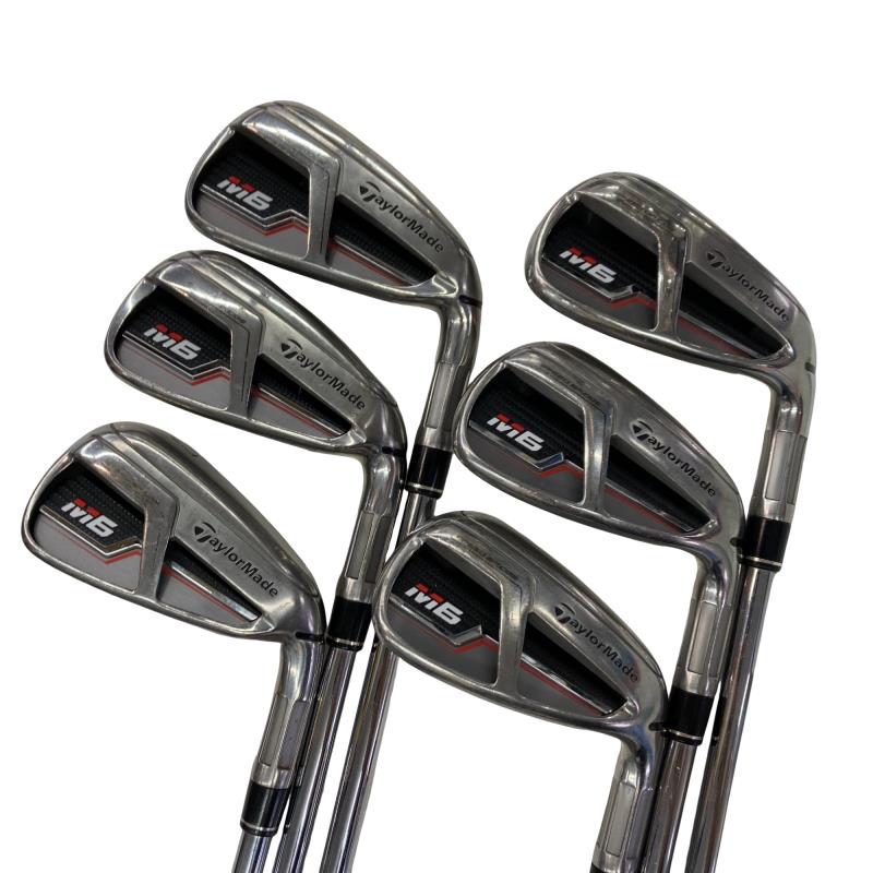【中古】 仕立て屋お手伝いさん M6 6S アイアン書き割り IR RE-AX 85 STEEL (フレックスS) メンズ 成人男性用 右利き 右用 C序列付ける ゴルフ野球クラブ