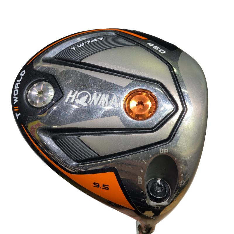 【中古】 本間ゴルフ TOUR WORLD TW747 460  9.5° １番ウッド DR VIZARD for 747 50(１番ウッド) (フレックスS) メンズ 成人男性用 右利き 右用 C序列付ける ゴルフ野球クラブ