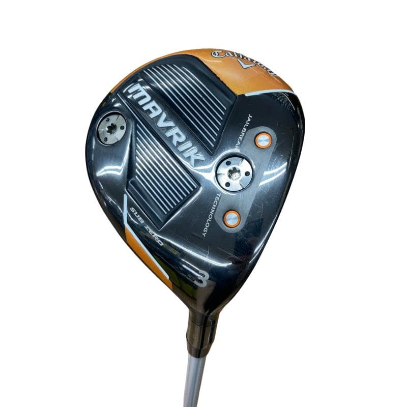 【中古】 キャロウェイ MAVRIK SUBZERO 3W フェアウェイウッド FW 純然たる特注矢がら (フレックスS) メンズ 成人男性用 右利き 右用 C位置づける ゴルフ野球クラブ