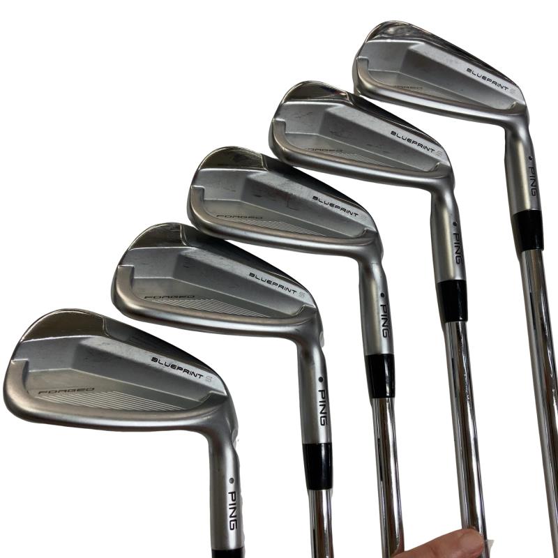 【中古】 ピン BLUEPRINT S 5S アイアンセット IR 純正特注シャフト (フレックスS) メンズ 男性用 右利き 右用 Cランク ゴルフクラブ