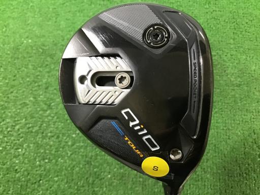 【中古】 テーラーメイド Qi10 TOUR 5W フェアウェイウッド FW Diamana SILVER TM50(Qi10 FW) (フレックスS) メンズ 男性用 右利き 右用 Cランク ゴルフクラブ