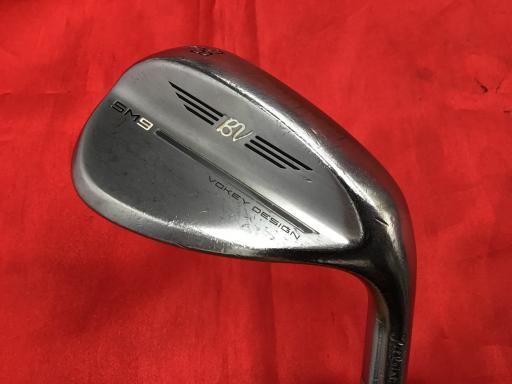 【中古】 タイトリスト VOKEY SPIN MILLED SM9 ツアークロム 58°/14°K ウェッジ WG BV 105 (フレックスその他) メンズ 男性用 右利き 右用 Dランク ゴルフクラブ