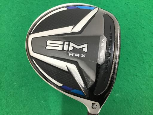 【中古】 テーラーメイド SIM MAX 5W フェアウェイウッド FW TENSEI BLUE TM50(FW) (フレックスS) メンズ 男性用 右利き 右用 Cランク ゴルフクラブ