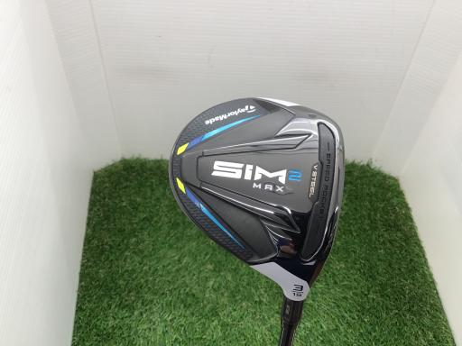 【中古】 テーラーメイド SIM2 MAX 3W フェアウェイウッド FW TENSEI BLUE TM50(SIM2 FW) (フレックスS) メンズ 男性用 右利き 右用 Bランク ゴルフクラブ