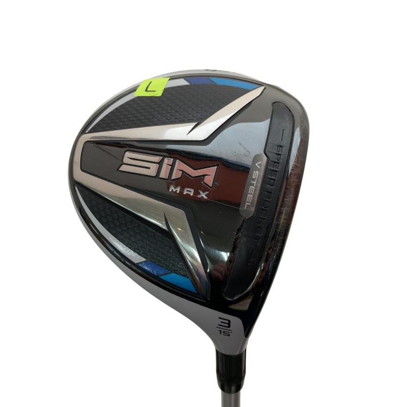 【中古】 テーラーメイド SIM MAX 3W レディース フェアウェイウッド FW TENSEI BLUE TM40(FW) (フレックスL) レディース 女性用 右利き 右用 Cランク ゴルフクラブ